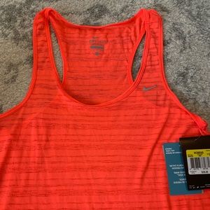 New Nike Dri Fit Tank. Size small. Orange